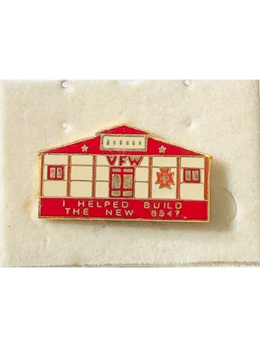 VFW Veterans Foreign Wars Enamel Lapel Pin 8947